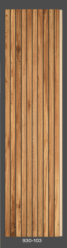3D Фасаден стенен панел тип Дърво 930-103