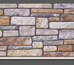 3D Фасаден стенен панел тип Камък 660-401