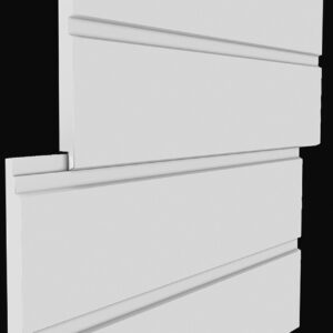 Фасаден стенен панел Бял 661