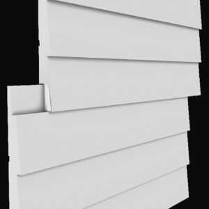 Фасаден стенен панел Бял 666