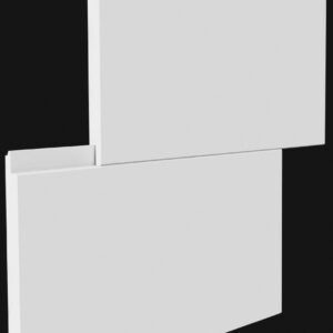 Фасаден стенен панел Бял 669